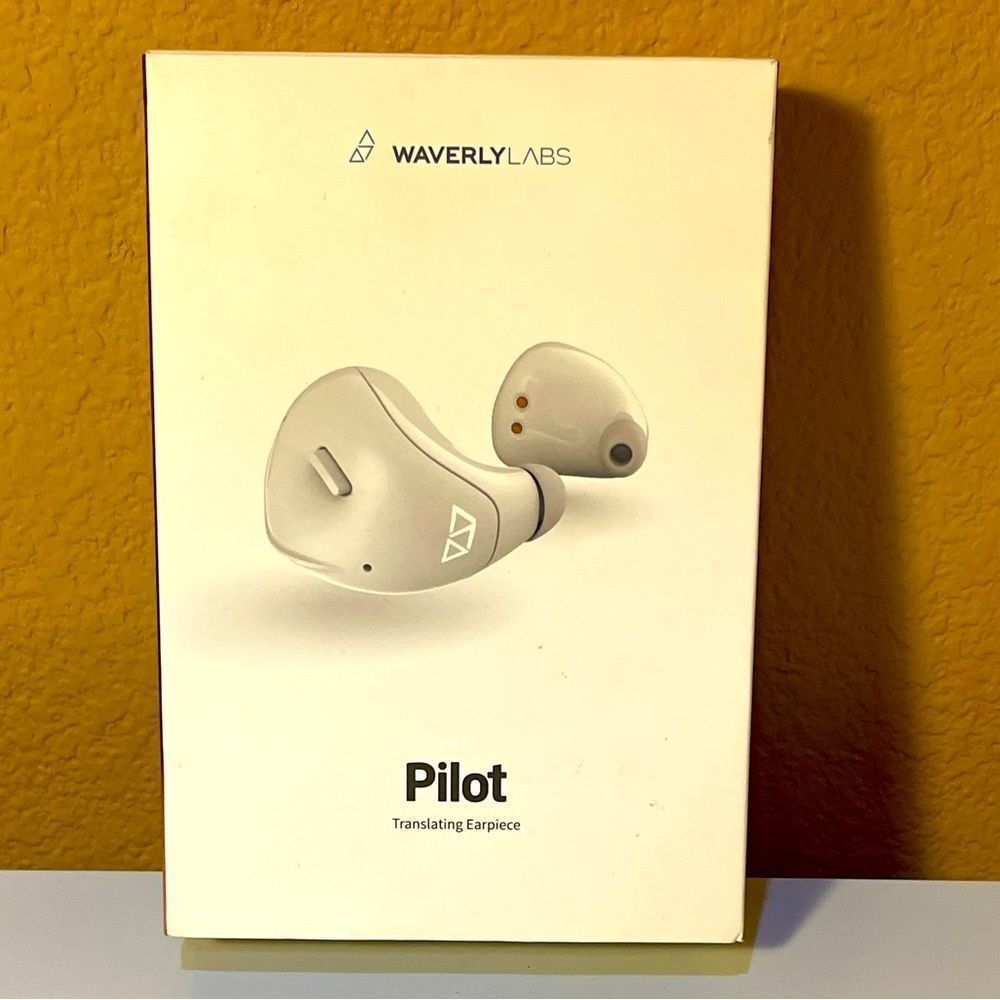 Waverly labs Pilot Translating Bluetooth Earbuds Earpiece White Plus Music Calls
